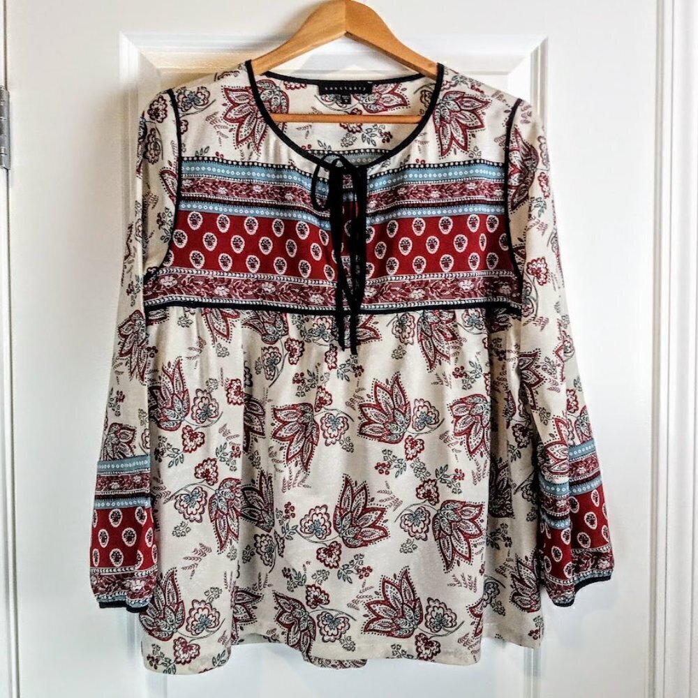 Sanctuary Belle Boho Floral Tunic Top